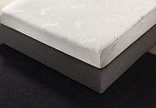 mauro Coprimaterasso + federe in Fibra d’Argento Matrimoniale-Una Piazza e Mezza-Singolo-Antistatico-antimicotico-antiodore (175 X 200 cm)