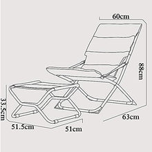 CDFC Reclinabili Sedia Pieghevole Sedia da Giardino Pranzo Pranzo Sedia Lazy Sedia Lazy Sedia Sedia Multifunzione Office Sole Sedia Sun