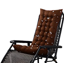 YuYiY - Cuscino per sedia da giardino, motivo stella con imbottitura spessa 8 cm, per interni ed esterni (caffè, 40 x 110 x 8 cm)