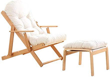 Lettino prendisole a gravità zero, reclinabile Sedia a gravità zero Sedia pieghevole in legno reclinabile a 3 angoli Sedia da balcone reclinabile pieghevole regolabile Sedia da giardino per esterno Le