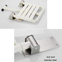 Bath Chair Bagno Sgabello igienici Parete Pieghevole da Bagno Antiscivolo Chair Sicurezza Sgabello da Bagno Sgabello Muro Sgabello Sicurezza