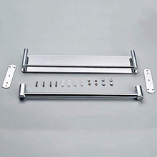 ZLININ Y-longhair Accessori da bagno a parete in acciaio inox porta asciugamani con gancio Mensola da bagno Ciondolo 40CM