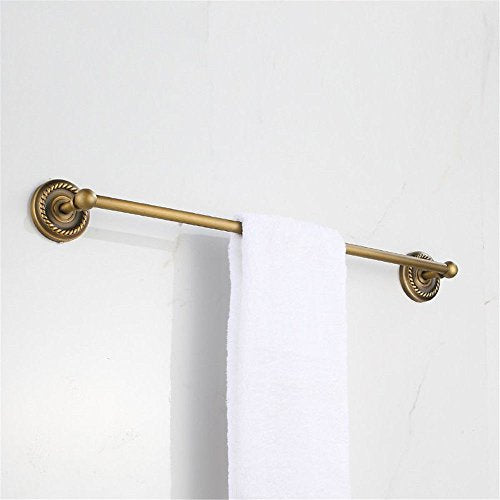 MBYW Portasciugamani Moderno Portasciugamani Elegante per Il Bagno di Moda Ciondolo Bagno Europeo portasciugamani in Rame Antico Singolo portasciugamani portasciugamani monopiano ripiano Bagno