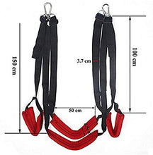 CareUToo Altalena Rotante a 360 ° con Comodo Sedile con Cuscino Morbido, soddisfa Le tue Varie Posture Rosso