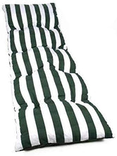 VIGIVISION Cuscino materasso per sedia a sdraio, misure 180 x 55 x 5 cm, materasso a sdraio imbottito. Raya verde.