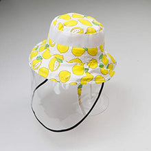 TOYANDONA Bambini Visiera Cappello Trasparente Visiera Copricapo Protezione per Il Viso Protezione per Il Viso Anti Sputo Anti Nebbia Visiera Cappello per Bambini Cucina Forniture per Esterni (52 Cm)