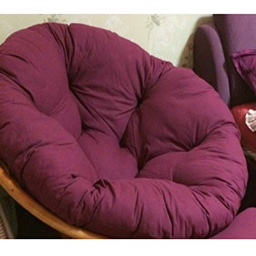 Yxxc Cuscini per sedie Amaca da Appendere Rotondi Rimovibili, Cuscino per Sedia papasan, affondare nel Nostro Spessore, Comodo e Comodo Oversize papasan Fucsia diametro110cm