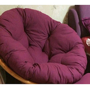 Yxxc Cuscini per sedie Amaca da Appendere Rotondi Rimovibili, Cuscino per Sedia papasan, affondare nel Nostro Spessore, Comodo e Comodo Oversize papasan Fucsia diametro110cm