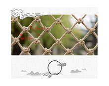 3 * 5m Scala Balcone Rete anticaduta Rete Protettiva Rete Protettiva Canapa Corda Rete Rete sicura for Bambini Retro Bar Soffitto Rete Appeso Vestiti Rete da Arrampicata Rete Corda 15 cm