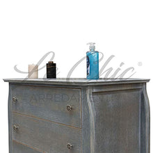 Shop Chic Cassettiera Vania in rovere massiccio finitura lavagna