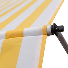 Outsunny Tenda da Sole a Bracci con Manovella, Struttura Telescopica in Metallo e Parasole in Poliestere 300x150cm
