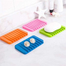 ZFFSC Detersivo per Piatti 3pcs Bagno Flessibile Bagno Silicone Sapone Storage Storage Holder SOAPBOX Piastra Vassoio Detersivo per Piatti