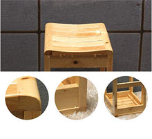 HYYDP Bagno Sgabello Sgabelli da Doccia/Vasca Sgabello da Doccia in Legno Sgabello in Legno Cambia Scarpe Sgabello Be Applicable Compatible for Anziani/disabili Antiscivolo Sgabello da Doccia Resi