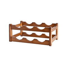 BENOHAOH Portabicchiere da Tavolo in Legno massello Portabicchieri, Lightweight Luxury Semplice Tempo Libero Multi-Spack per Il Piacere di Svago (Color : Three Layers of Nine Bottles)