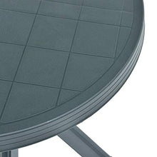 Qnotici Tavolo da Giardino in Materiale plastico Stile Moderno, Tavolo da Giardino per Esterni per Il Tempo Libero, Tavolo da Giardino per riunioni di Famiglia 70 x 72 cm  Verde