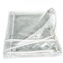 SHIJINHAO Telo Impermeabile Esterno Grande Copertura Impermeabile Della Tela Cerata Trasparente All'aperto, Strato Della Tela Cerata Antipolvere Impermeabile 0,5 Mm Con Occhielli Resistenti Allo Strap