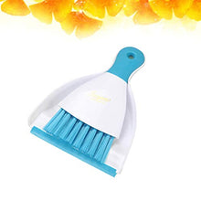 Balacoo Mini Set Scopa E Scopa per Tavolo Scrivania Tastiera da Banco Cane Gatto E Altri Animali Domestici (Blu)