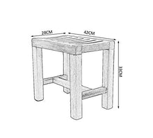 Sgabello da Doccia in Legno a Prova d'umidità, Sgabello da Bagno Sedile Doccia Sostituzione Scarpa Sgabello Anziano Antiscivolo Sgabello per Doccia Resistente Impermeabile ad Asciugatura rapidaYLXBH