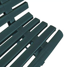 Panca con schienale per esterni, resistente alle intemperie per 3 persone, verde 145,5 x 49 x 74 cm