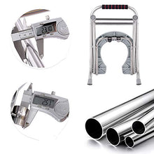 YHNMK Comodino Pieghevole Sedile WC Portatile Sedia vasino Portatile Comoda Sedia da Toilette per Anziani