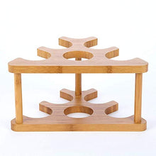 MCBODOG Controsoffitto in Legno per Vino - Espositore in Legno Naturale da appoggio per Bar in Legno Naturale da Cucina