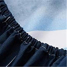 CHLCH Coprimaterasso Impermeabile Traspirante, Anallergico, antiacaro,Luna Blu   180 * 200 * 23 cm