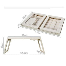 HHOSBFSS Scrivania Pieghevole, Scrivania per Laptop Regolabile per Computer Domestico, Tavolo da Studio per Dormitorio Picnic, Tavolo da Studio per Laptop (Color : Gray)