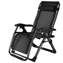 SHUAIIJUAN Sedia per il tempo libero domestico Zero Gravity Lounge Chair Patio Sdraio reclinabile Sedie da giardino Sedia pieghevole Beach Sdraio for Patio Bar a bordo Yard esterna di campeggio 150 kg