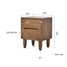GXT WGZ- Comodino Camera Locker, Camera da Letto Comodino, Soggiorno Locker, Living Room Divano Fianco del Mobile (Color : Walnut Color)