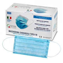 Mascherina chirurgica monouso tipo II R, Dispostivo Medico di Classe I, MADE IN ITALY - VENDITA ESCLUSIVA MASCHERINE ITALIANE STORE - CONFEZIONE DA 50 PEZZI