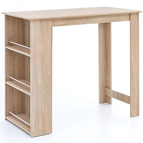 WOHNLING WL5.733 - Tavolo da barba, in truciolato, 120 x 107,5 x 60 cm