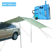 Riparo Tenda Da Campeggio Tettuccio Laterale Per Auto Tenda Da Sole Protezione Uv Impermeabile Tenda Da Campeggio Portatile Tettoia Da Pioggia Sul Tetto Dell'Automobile C.