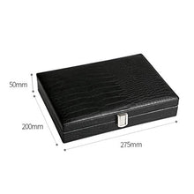 SHAO1 Cigar Humidor, in Pelle di Coccodrillo Legno di Cedro Cigar Box Cigar Humidor Speciale Grande Portatile può Contenere Circa 25 (275 * 200 * 50MM)