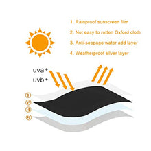 Peralng Coperture per Sdraio da Giardino Impermeabili - Copertura per Chaise Longue da Esterno Anti Vento e UV - per Protezione mobili (82 '' * 30 '' * 16 '' - 30 '' Nero)