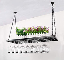 Portabottiglie Da Vino Da Soffitto Altezza Regolabile Portabottiglie Da Vino Da Appendere A Parete Portabottiglie Da Vino In Ferro In Metallo Portabottiglie Per Calici (Dimensioni: 80 * 31Cm), 80 * 3