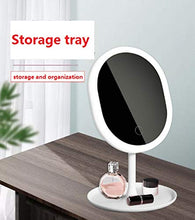 Specchio Luminoso A Led Specchio Per Il Trucco Specchio Cosmetico Per Studenti Dormitorio Pieghevole Portatile Da Tavolo Per Desktop Specchio Di Bellezza ， Adatto Per Viaggi Da Bagno Doccia Da Casa