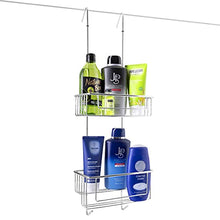 kowald Design Cesto portaoggetti per doccia da appendere colore cromato | XL | 69x23x12 cm