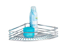 WENKO Portaoggetti angolare Milano - cromo, Acciaio, 31.5 x 6 x 22 cm, Cromo