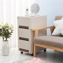 LYM &ripiano di stoccaggio Scaffalature Home Soggiorno Camera da Letto Cucina A 3 Piani con cassetto Gap Storage Finishing Shelf Scaffale di Finitura
