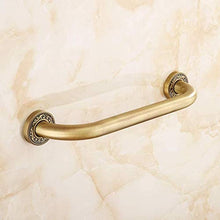 Maniglioni da Bagno Antico Doccia Vasca da Bagno corrimano Parete Appeso Spesso Bagno retrò Maniglia Bronzo Accessori da Bagno (Size : 38cm)