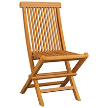 vidaXL Sedie da Giardino con Cuscini Antracite 4 pz Massello di Teak