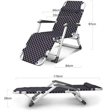 WZDD Sedia Gravity gravità Zero, Sdraio da Giardino Poltrona Relax Pieghevole Salvaspazio Sedia Sdraio con Braccioli - Supporta Fino a 110 kg