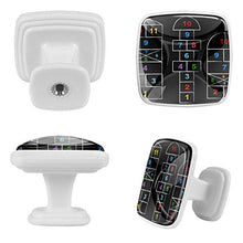 Gioco della campana 4 PCS Pomelli per Porta, Pomolo per Mobile, Pomelli per Mobili con Viti, Maniglia per Armadietto, Pomelli per Porta, Pomelli per Cassetti per Porta, Armadio, Cassetto e Credenza