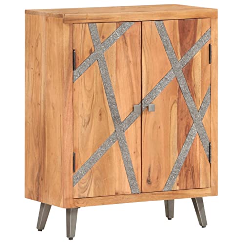 vidaXL Credenza 60x30x75 cm in Legno Massello di Acacia