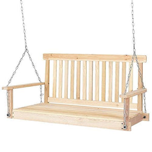 ZGYZ Sedia a Dondolo da Giardino in Legno di Abete di Alta qualità con braccioli Sedia a Dondolo per Esterni Altalena da Portico Seduta Comodamente Curva, sedie di Riposo