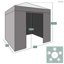 AIRWAVE Essential - Gazebo Pop-up con Lati 3 x 3 m, Colore: Verde