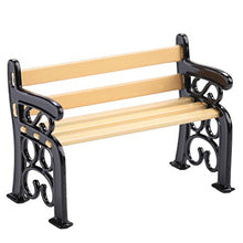 Sedia da banco per Bambola, Comoda da posizionare e trasportare 1/12 Panca da Giardino, Non Facile da Rompere, Resistente e Facile da Usare Mini Garden Village Patio Panchina da Parco per