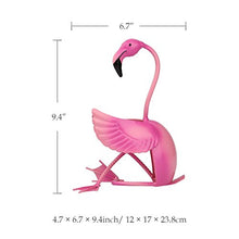 Tooarts Portabottiglie Per Vino Dal Design, Flamingo Pratica Decorazione Scultorea Casa Scaffale Del Metallo Decorazione d'interni