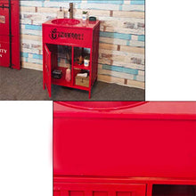 YRRA Autoportante Stoccaggio Mobile Lavabo, Stile Industriale Mobile lavabo Esterno, Mobile Bagno con Lavabo, Vintage 23,6 x 17,7 33,4 Pollici,Viola,Sink Cabinet