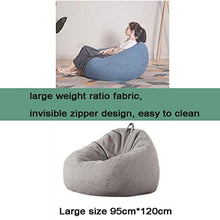 ns Gaming Lettino Reclinabile Inverno Divano Pigro Bean Bag con Fodera per Divano Staccabile Nap Schienale Poltrona Letto Camera Letto Balcone Giardino (Color : Gray)